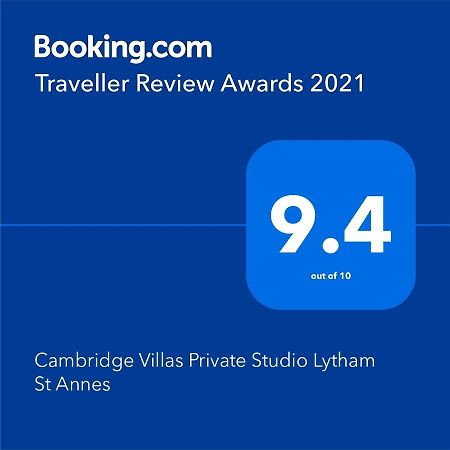 Cambridge Villas Private Studio Литам Сент Аннс Екстериор снимка